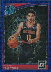 Trae Young [Blue Velocity] #198 Basketball Cards 2018 Panini Donruss Optic Prices