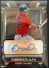 Bobby Dalbec [Orange] Baseball Cards 2021 Panini Chronicles Obsidian Autographs Prices