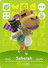 Saharah #013 [Animal Crossing Series 1] Amiibo Cards Prices