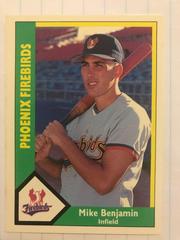 Mike Benjamin #22 Baseball Cards 1990 CMC Phoenix Firebirds Prices