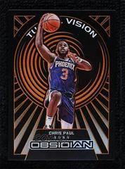 Chris Paul [Orange] #15 Basketball Cards 2021 Panini Obsidian Tunnel Vision Prices