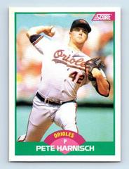 Pete Harnisch #110T Baseball Cards 1989 Score Traded Prices