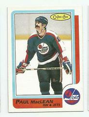 Paul MacLean Hockey Cards 1986 O-Pee-Chee Prices