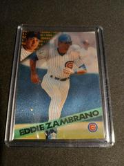Eddie Zambrano #129 Baseball Cards 1994 Sportflics 2000 Rookie Traded Prices