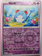 Marill [Reverse Holo] Pokemon Temporal Forces Prices