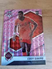 Cody Gakpo [Pink Fluorescent] Soccer Cards 2021 Panini Mosaic Road to FIFA World Cup Prices