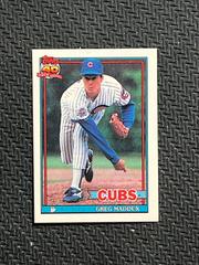 Greg Maddux Baseball Cards 1991 Topps Micro Prices