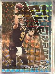 Drew Brees [Reactive Blue] #E-DB Football Cards 2023 Panini Mosaic Elevate Prices