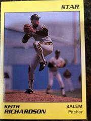 Keith Richardson #95 Baseball Cards 1989 Star Prices