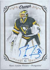 Marc Andre Fleury [Autograph] Hockey Cards 2015 Upper Deck Champs Prices