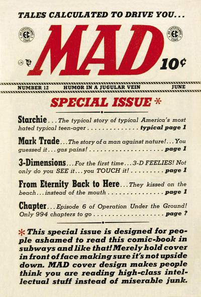 Mad #12 (1954) Comic Books MAD