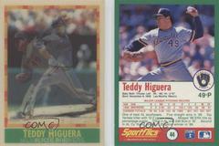 Teddy Higuera #44 Baseball Cards 1990 Sportflics Prices