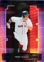 Trot Nixon #58 Baseball Cards 2005 Playoff Absolute Memorabilia Prices