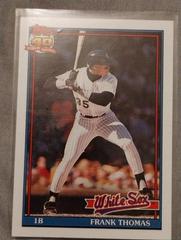 Frank Thomas #79 Baseball Cards 1991 Topps Prices