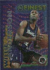 Willie Anderson / Damon Stoudamire Basketball Cards 1995 Finest Veteran Rookie Prices