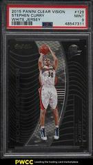 Stephen Curry [White Jersey] Basketball Cards 2015 Panini Clear Vision Prices