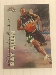 Ray Allen #26 Basketball Cards 1999 Fleer Force Prices