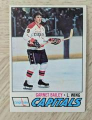Garnet Bailey #196 Hockey Cards 1977 O-Pee-Chee Prices