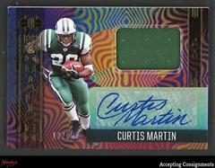 Curtis Martin #IJ-MC Football Cards 2021 Panini Illusions Immortalized Jersey Autographs Prices