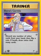 Blaine's Gamble [1st Edition] Pokemon Gym Heroes Prices