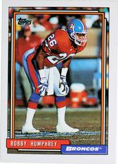Bobby Humphrey #647 Football Cards 1992 Topps Prices