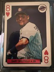 Gary Sheffield [8 of Hearts] Baseball Cards 1992 U.S. Playing Card All Stars Prices