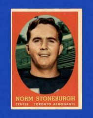 Norm Stoneburgh Football Cards 1958 Topps CFL Prices