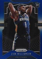 Zion Williamson [Blue Prizm] Basketball Cards 2019 Panini Prizm Prices