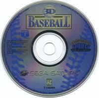 3D Baseball - Disc | 3D Baseball Sega Saturn