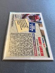 Back | Barry Larkin [Profiles by Tony Gwynn] Baseball Cards 1996 Topps Profiles