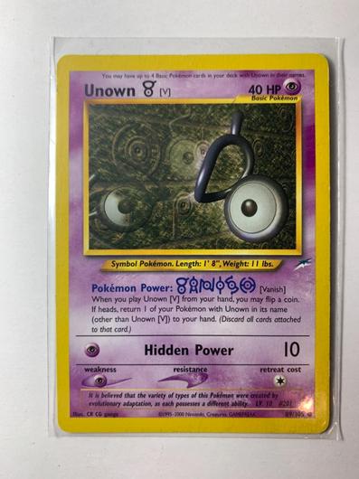 Unown V #89 photo