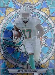 Jaylen Waddle #SG-20 Football Cards 2023 Panini Mosaic Stained Glass Prices