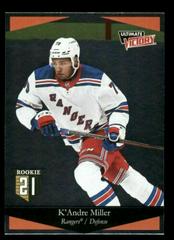 K'Andre Miller Hockey Cards 2020 Upper Deck Ultimate Victory Prices