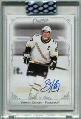 Sidney Crosby Hockey Cards 2020 Upper Deck Clear Cut Champs Autographs Prices