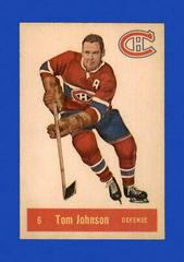 Tom Johnson Hockey Cards 1957 Parkhurst Prices