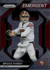 Brock Purdy #H-2 Football Cards 2023 Panini Prizm Emergent Prices