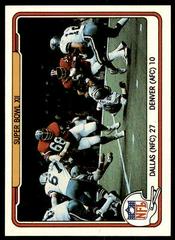 Super Bowl XII [Dallas vs. Denver] #68 Football Cards 1982 Fleer Team Action Prices