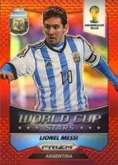 Lionel Messi [Red Prizm] Soccer Cards 2014 Panini Prizm World Cup Stars Prices