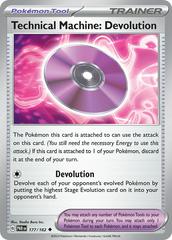 Technical Machine: Devolution #177 Pokemon Paradox Rift Prices