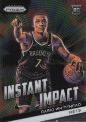 Dariq Whitehead #10 Basketball Cards 2023 Panini Prizm Instant Impact Prices