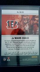 Back | Ja'Marr Chase [Green] Football Cards 2023 Panini Donruss Elite Spellbound