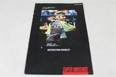 Andre Agassi Tennis - Manual | Andre Agassi Tennis Super Nintendo
