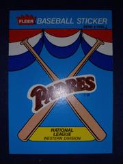 San Diego Padres Baseball Cards 1989 Fleer Baseball Stickers Prices