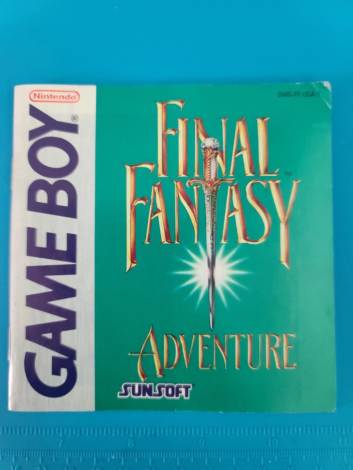 Final Fantasy Adventure | Manual Only | GameBoy