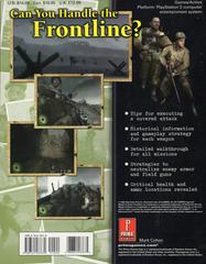 Rear | Medal of Honor: Frontline [Prima] Strategy Guide