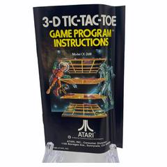 Front Manual | 3D Tic Tac Toe [Text Label] Atari 2600