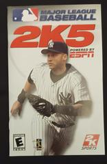 Manual Front | Major League Baseball 2K5 Playstation 2