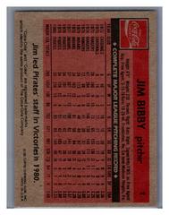 Back | Jim Bibby Baseball Cards 1981 Coca Cola