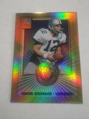 Roger Staubach, Troy Aikman Football Cards 2000 Panini Donruss Elite Passing the Torch Prices