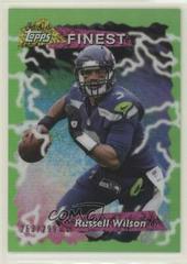 Russell Wilson [Green Refractor] Football Cards 2015 Topps Finest 1995 Refractor Prices
